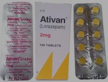 Lorazepam 2mg (Ativan)